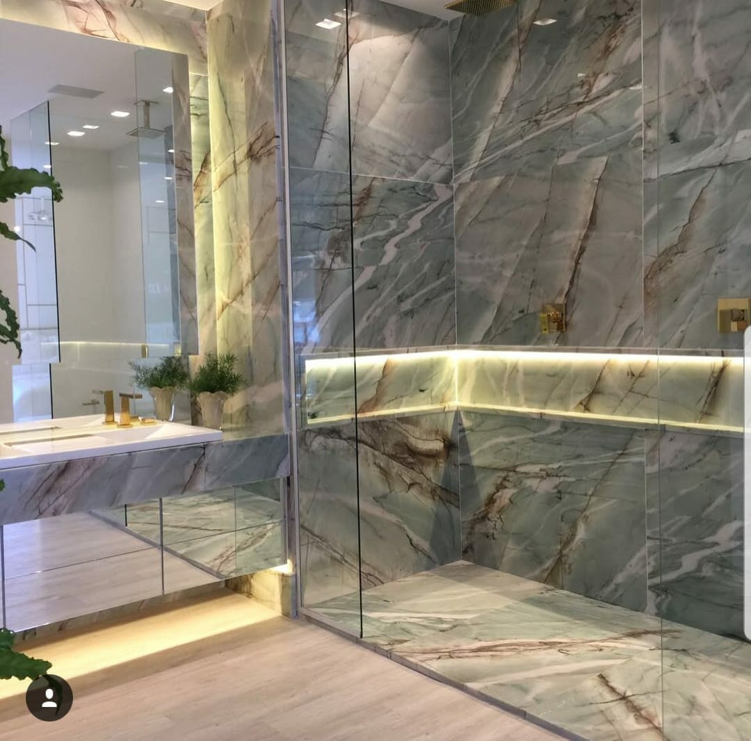 Marbles & Tiles in a luxury bathroom - Partnership - Svaja